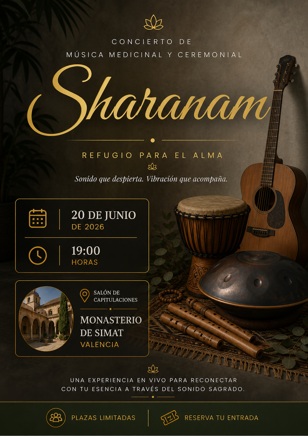 Concierto Solsticio de Verano · Sharanam · 20 de Junio 2026